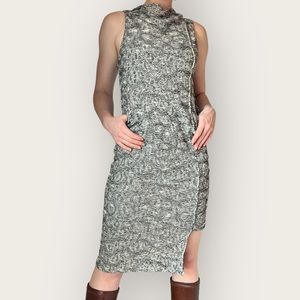 Free People Grey Cropped Dress Size M